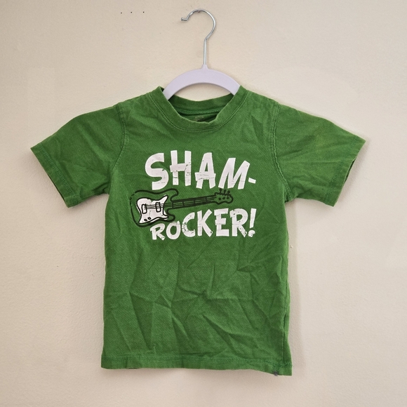 Carter's Boys 4T Shamrocker Green St Patrick's Day Tee - Picture 1 of 3